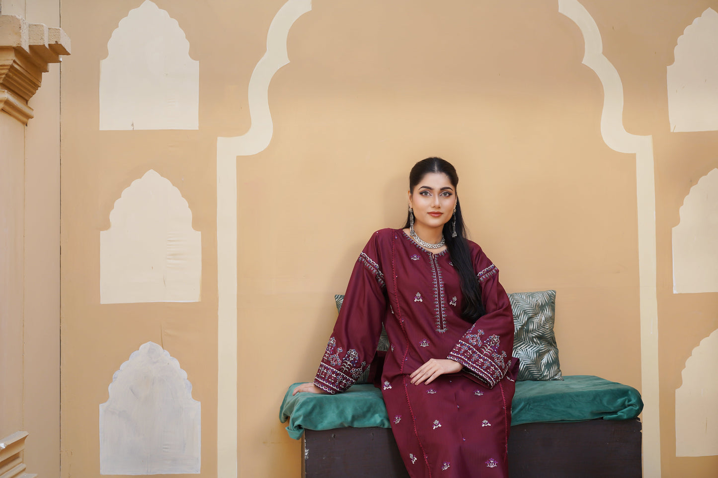 AZUR EMBROIDERED 2-PCS