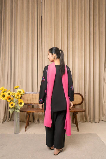 Black Blossom 2Pc Suit