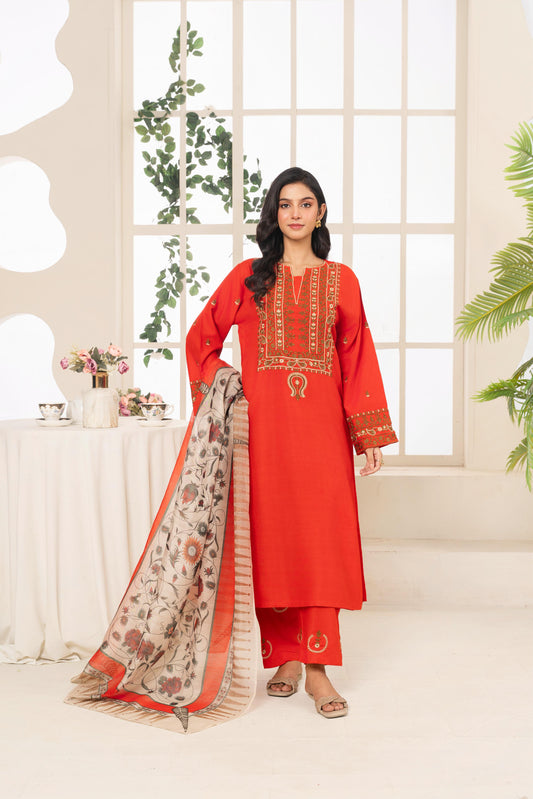 URGE EMBROIDERED 3PCS