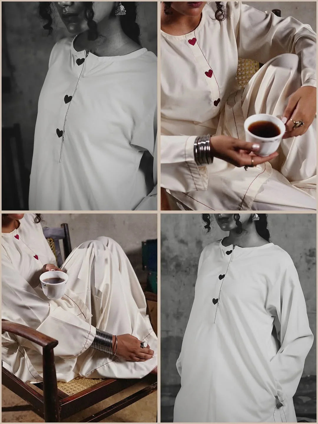 Noor Emb 3PC Farshi Shalwar set