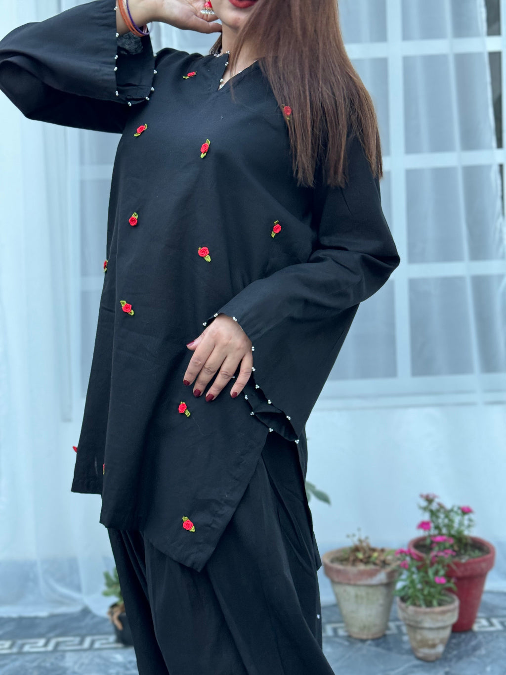 Haya Emb Farshi co-ord