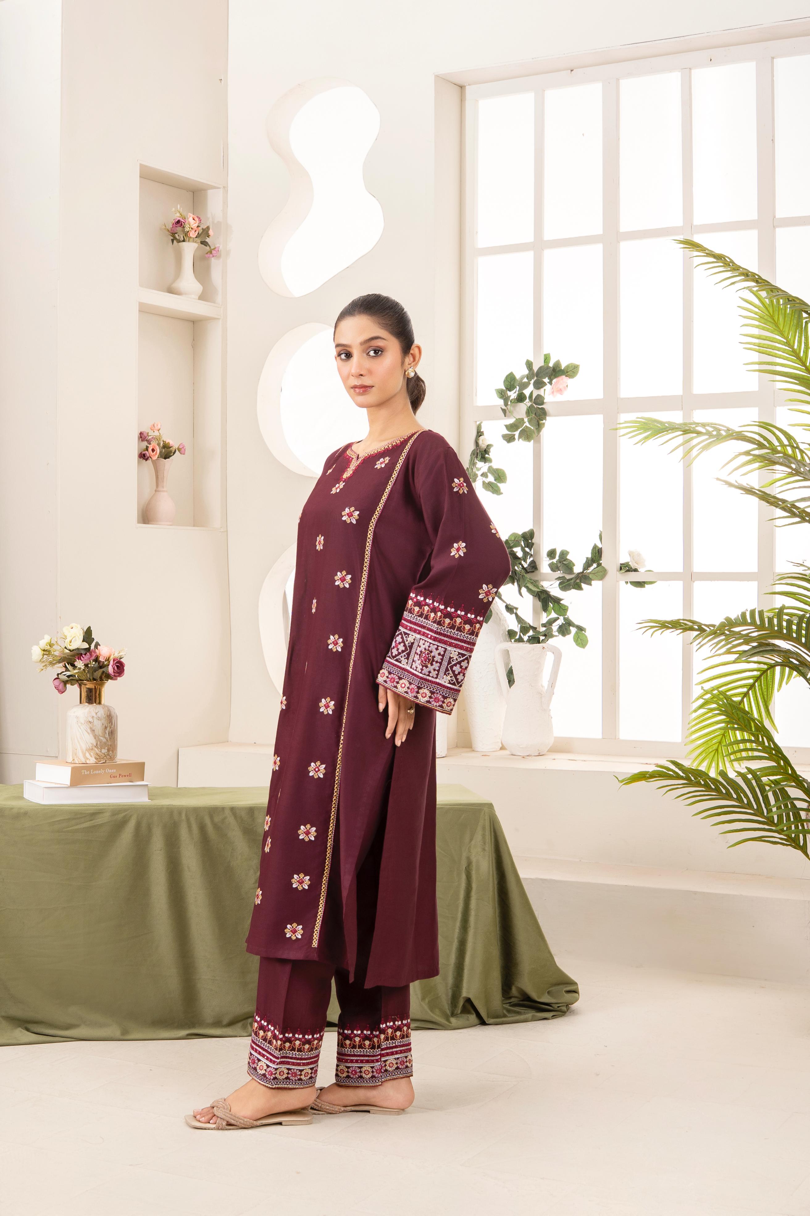 Nazakat Embroidered 2pc