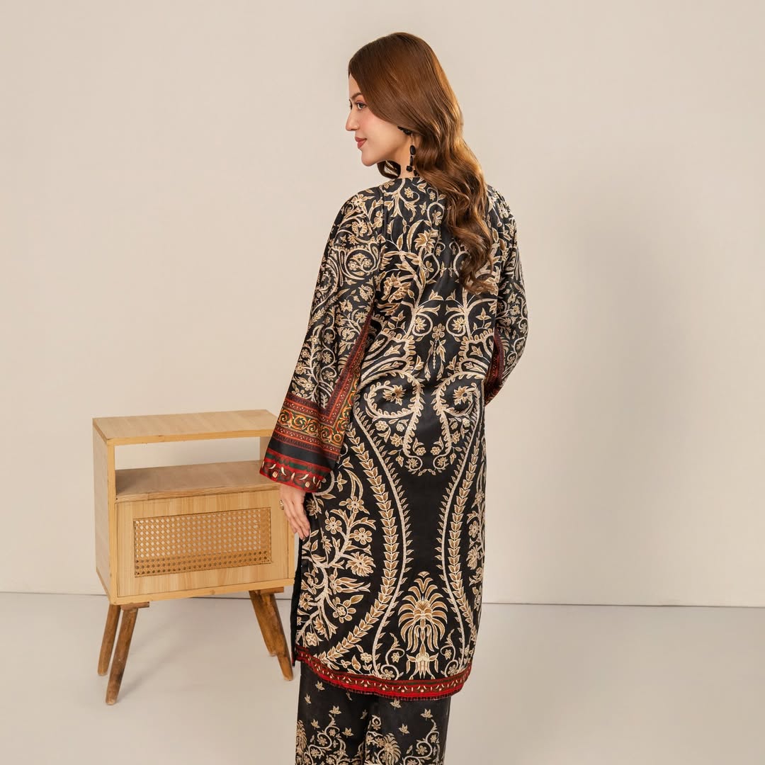 BLACK BLOOM VALVET - 2PCS