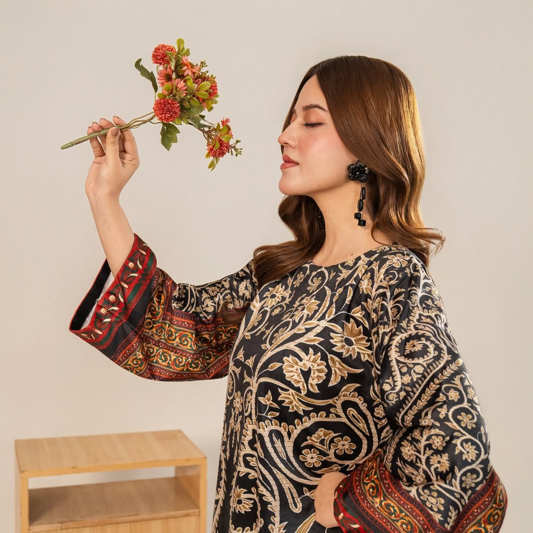 BLACK BLOOM VALVET - 2PCS