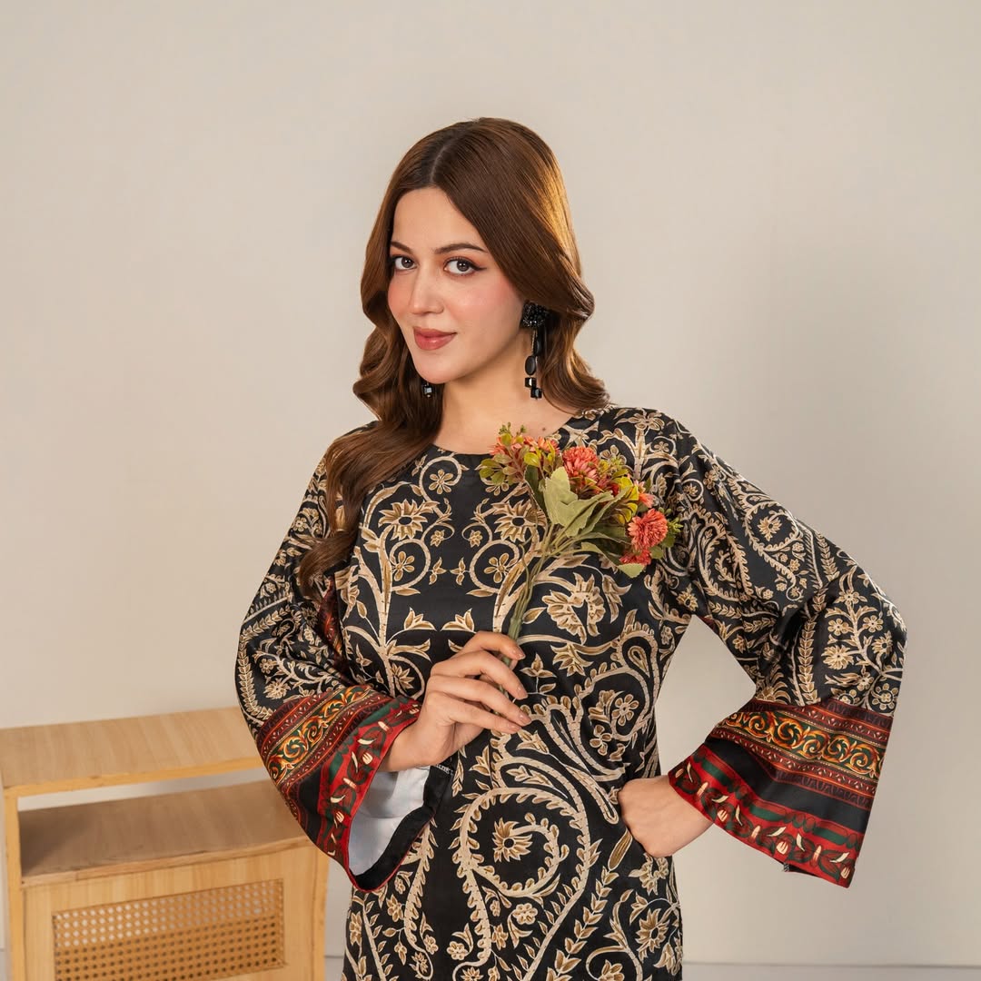 BLACK BLOOM VALVET - 2PCS